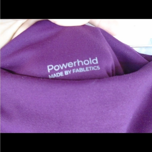 Fabletics Dynamic High-Waisted Lattice 7/8 Yoga Legging Extra Small XS Purple - Picture 9 of 16